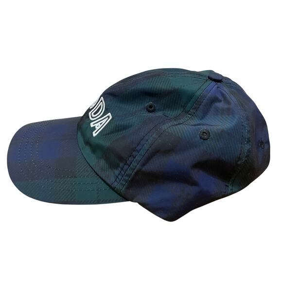Radda Golf Green Blue Tartan‎ Plaid Adjustable Lightweight Baseball Cap Hat - Picture 2 of 6